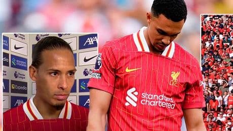 Virgil van Dijk sends Liverpool fans clear message after Trent Alexander-Arnold booed