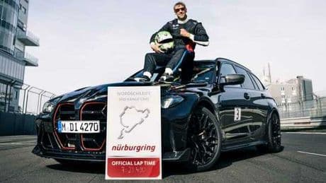Bmw, la M3 CS Touring è la wagon più veloce al Nürburgring. Ha percorso il tracciato nel tempo record di 7:29.490