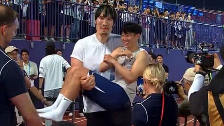 7ft 2in South Korean MMA star BICEP CURLS Son Heung-min - as the Spurs captain prepares to bow out in front of his home country
