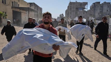 Israeli strikes kill at least 17 in Gaza and Huckabee makes first appearance as US ambassador