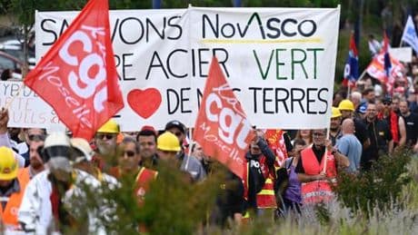 A Hagondange, en Moselle, la marche de la dernière chance pour sauver NovAsco, ex-Ascometal