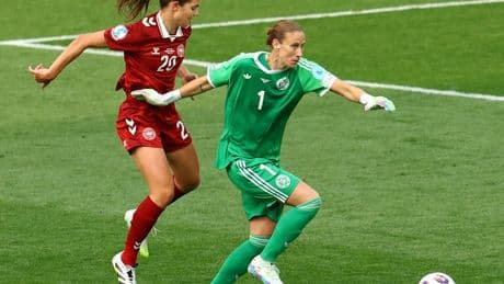DFB-Torhüterin Ann-Katrin Berger: Sie liebt das Risiko