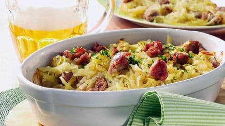 Bierkutscherpfanne mit Kartoffeln und Hack: Schnelles Ofen-Rezept