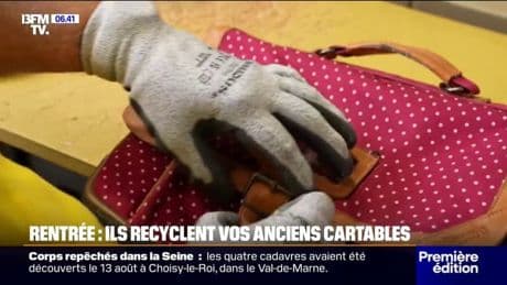 Rentrée: cette entreprise recycle les cartables usagés