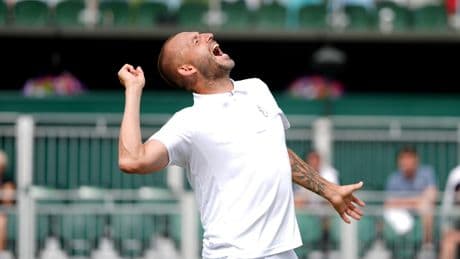 Dan Evans wins battle of Britain to set up likely clash with Novak Djokovic