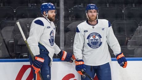 IN PHOTOS: Edmonton Oilers practise day before Game 1 of Stanley Cup final