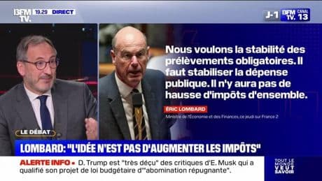 Lombard : "l'idée n'est pas d'augmenter les impôts" - 05/06