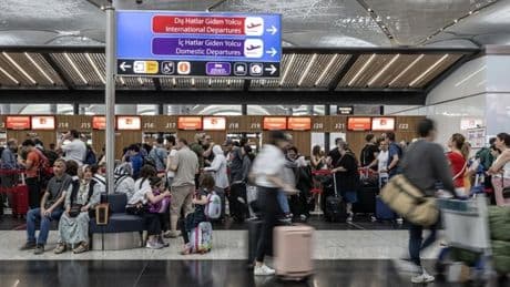 Yabancı ziyaretçi sayısı mayısta yüzde 1,81 azaldı