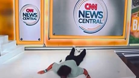 Savannah Bananas player faceplants on CNN after brutal backflip attempt