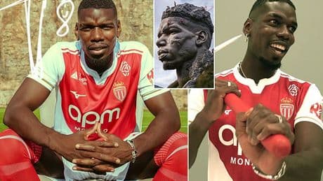 Paul Pogba is BACK! Former Man United star joins Monaco as Frenchman promises a 'renaissance' after 18-month doping ban hell
