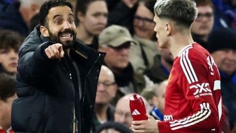 Ruben Amorim's brutal dig at Alejandro Garnacho with entire Man Utd squad watching