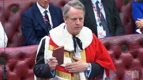 Former Scottish Secretary Alister Jack takes seat in Lords as Lord Jack of Courance