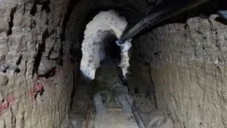 Drug smuggling tunnel spanning 3,000ft found beneath US-Mexico border