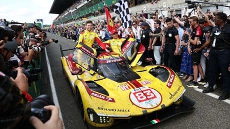 Motorsport: Kubica gewinnt im Ferrari Langstrecken-Klassiker Le Mans