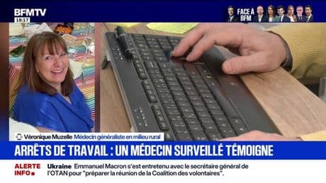 Arrêts de travail: un médecin surveillé par l'Assurance maladie témoigne sur BFMTV