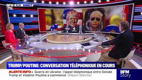 Story 5 : conversation téléphonique en cours entre Trump et Poutine - 19/05