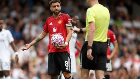 Bruno Fernandes complains he was ‘triggered’ before Man Utd penalty miss