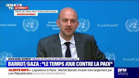 Conférence de l'ONU pour la Palestine: Jean-Noël Barrot assure que "des engagements historiques seront pris" à New York