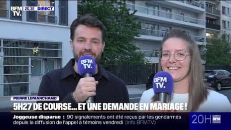 "Une surprise totale": après plus de 5h de course, Pierre a demandé Anne-Sophie en mariage au marathon de Paris