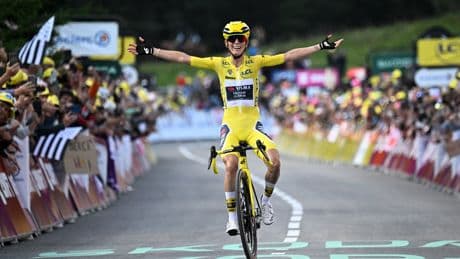 Pauline Ferrand-Prevot wins final stage to become first French winner of Tour de France Femmes
