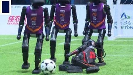 Dalla Cina arrivano le partite di calcio tra robot