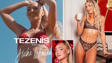 'World's sexiest footballer' Alisha Lehmann scores brand new sponsorship deal - days after she was part of Swiss Women side who lost to Under 15 boys team