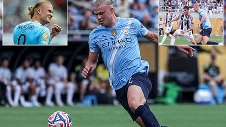 Erling Haaland hits incredible goal landmark at JUST 24 - as he comes off the bench to help Man City ease past Juventus in Club World Cup