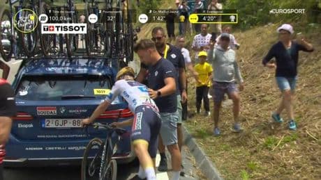 Remco Evenepoel se retira del Tour