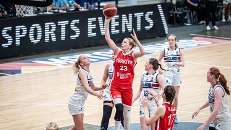 Türkiye, FIBA 20 Yaş Altı Kızlar Avrupa Basketbol Şampiyonası'nda 2'de 2 yaptı
