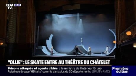 "Ollie": quand le skate et le parkour s'invitent au théâtre du Châtelet