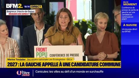 Présidentielle 2027: "Les Écologistes n'ont que des amis à gauche" affirme Marine Tondelier