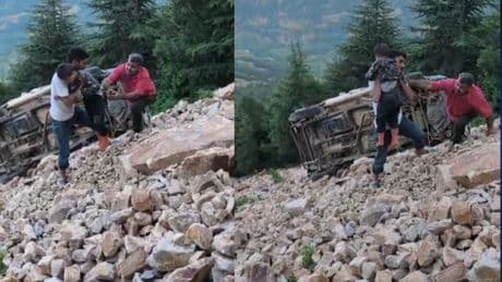 Gaziantep'te feci kaza! Yayla yolundaki araç, uçuruma düştü: 3 ölü, 1 yaralı