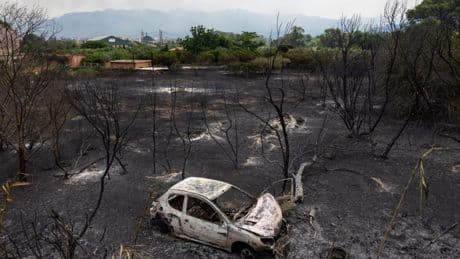 ‘I watched in terror as raging fire circled my home in Spanish heatwave’