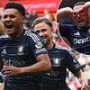 Southampton 0-3 Aston Villa: Unai Emery's side move into Champions League spots despite Aaron Ramsdale's penalty heroics as three late goals see off rock-bottom Saints