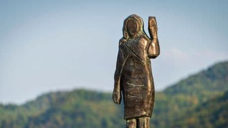 Melania Trump: Statue der US-First-Lady in Slowenien gestohlen