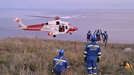 'Miracle' as man survives 200ft fall at nudist beach but gets telling off from police