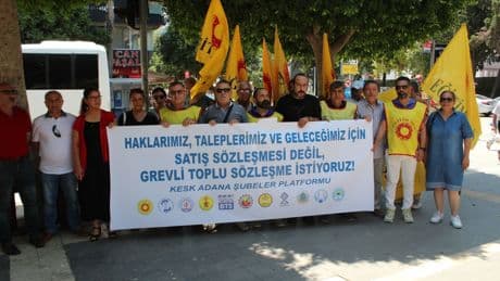 Adana'da Eğitim Sen’den toplu sözleşme çağrısı: “Yoksulluk sınırı altında eğitim olmaz”