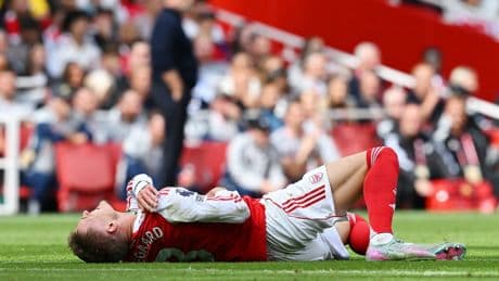 Arsenal rocked by Martin Odegaard injury after latest blow to shoulder