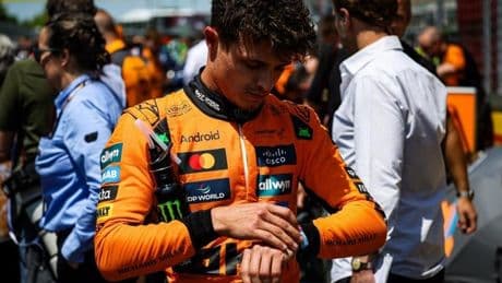 McLaren tiene un problema con Lando Norris