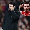 Mikel Arteta gives damning verdict on Arsenal's performance in 2-2 draw with Crystal Palace as Liverpool move to within a point of clinching Premier League title