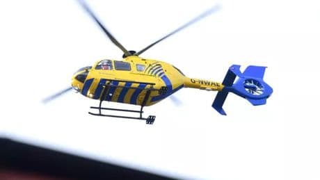 St Ives stairway collapses at block of flats with one person airlifted to hospital