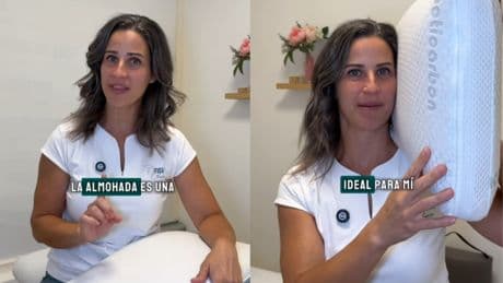 Nuria Márquez, fisioterapeuta: “La almohada ideal es la que cubre la distancia entre tu oreja y el final del hombro”