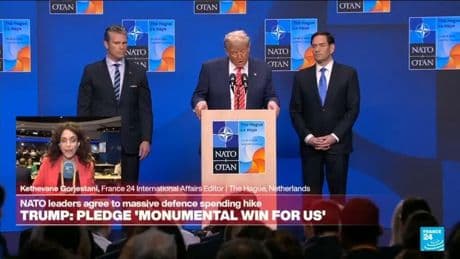 The NATO summit, 'a big success' for Donald Trump