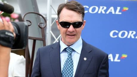 Aidan O'Brien reacts after hot favourite Italy suffers shock defeat at Newmarket