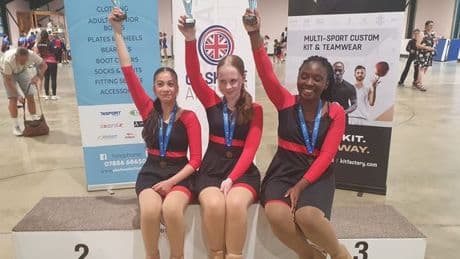 Roller skating trio strike gold as new club is going places