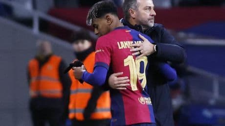 Flick, sobre Lamine: "Será uno de los mejores jugadores que el mundo del fútbol haya visto jamás"