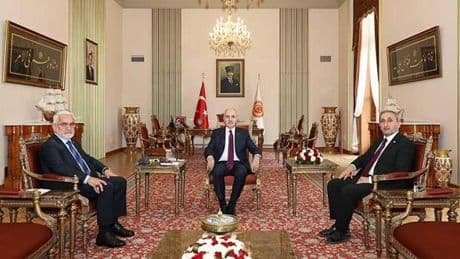 TBMM Başkanı Kurtulmuş, Yapıcıoğlu'nu kabul etti