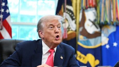 Donald Trump lashes out at people calling him a dictator then defends rewriting history
