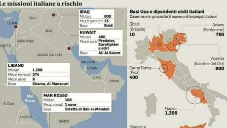 Militari italiani in Medio Oriente, l'allarme per l'attacco iraniano in Qatar e l'ingresso nei bunker in Kuwait. Rischio escalation nel Mar Rosso