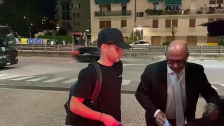 Sampdoria, Simone Pafundi è arrivato a Genova